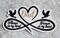 Memorial Infinity Collection: Patch Party Club, "DAD" Eternal Remembrance 1-pc, Iron-On Embroidered Patch, Sz 6", Tribute Honoring Loved One